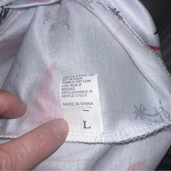 Men’s Flamingo Print Golf Polo – Size L - Picture 6 of 6